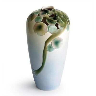 Franz Porcelain Amphibia Climbing Frog Large Vase FZ00063, MPN: FZ00063,