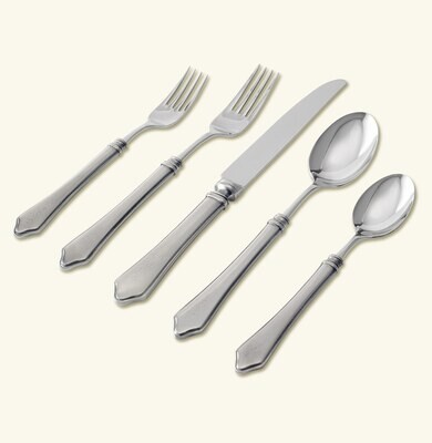Match Pewter 5 Piece Place Setting With Forged Blade, MPN: 1331.5,