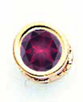 5mm Rhodolite Garnet Bezel Pendant 14k Gold XP320RG, MPN: XP320RG, 883957237763