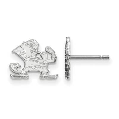 University of Notre Dame Extra-Small Post Earrings 10k White Gold 1W050UND, MPN: 1W050UND, 19110113…