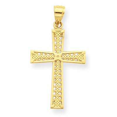 Cross Pendant 10k Gold 10C1104, MPN: 10C1104, 886774019673
