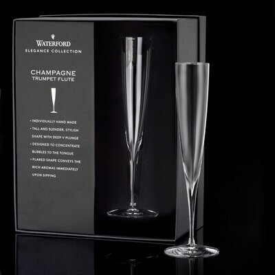 Waterford Elegance Champagne Trumpet Flute 5.7 Oz Set of 2 40001104, MPN: 40001104, 701587011358