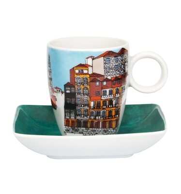 Vista Alegre Alma Do Porto Coffee Cup &amp; Sauccer, MPN: 21110451,