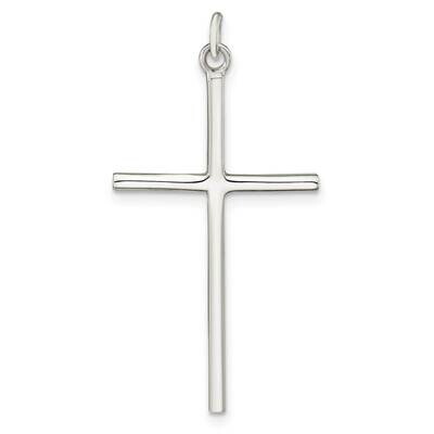 Cross Pendant Sterling Silver Polished QC11104, MPN: QC11104,