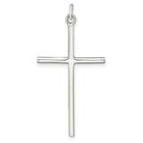 Cross Pendant Sterling Silver Polished QC11104, MPN: QC11104,