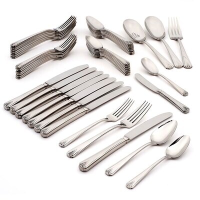 Oneida Deauville 1929 45 Piece Flatware Set F111045A, MPN: F111045A, 79363014818