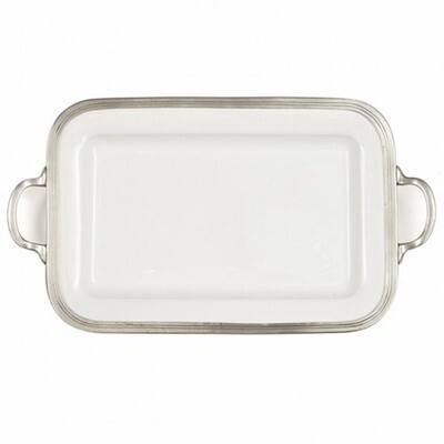 Arte Italica Tuscan Rectangular Tray with Handles P5119