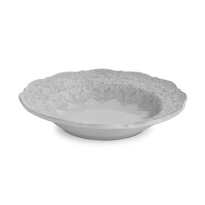 Arte Italica Merletto White Pasta Soup Bowl MER1225W
