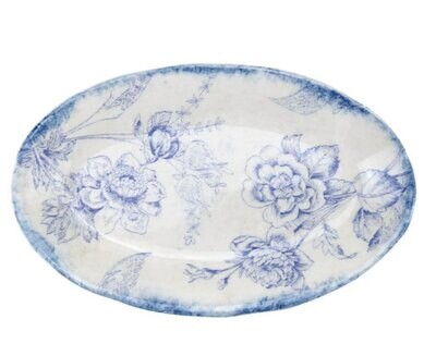 Arte Italica Giulietta Blue Small Oval Dish GIU6831B