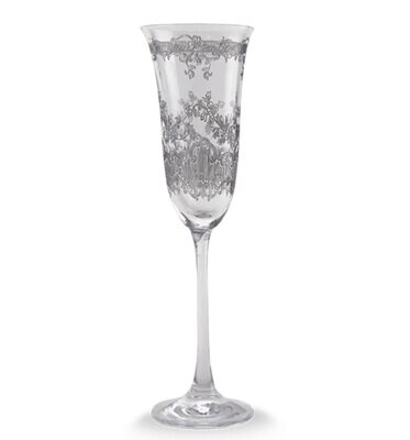 Arte Italica Giardino Grey Champagne Flute GIA58GR