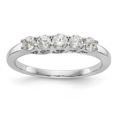 5-Stone Diamond Band 14k White Gold RM3283B-047-WAA, MPN: RM3283B-047-WAA,