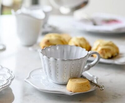 Arte Italica Bella Bianca Tea Cup BBS1057