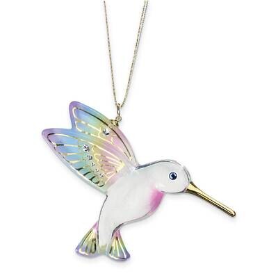 Rainbow Hummingbird Glass Ornament GM21629, MPN: GM21629, 708873040221
