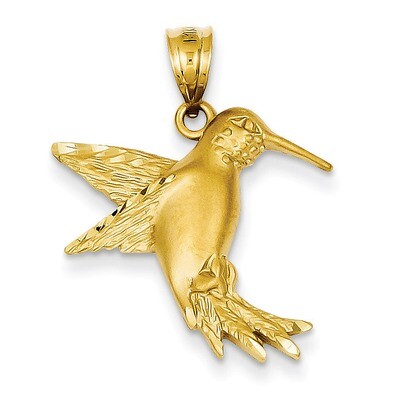 Hummingbird Charm 14k Gold C539, MPN: C539, 883957860756