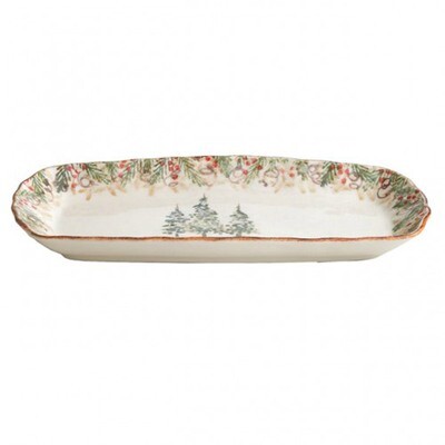 Arte Italica Natale Rectangular Tray NAT2120