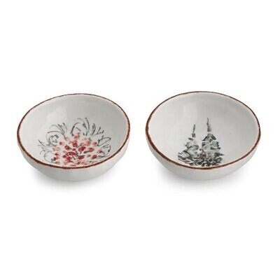 Arte Italica Natale Small Dipping Bowl Set NAT6811