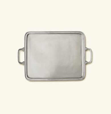Match Pewter Rectangle Tray With Handles Large 964.9, MPN: 964.9,