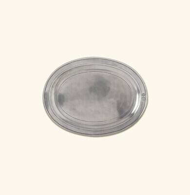 Match Pewter Oval Incised Tray Small/Medium 847.3, MPN: 847.3,