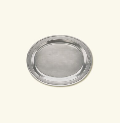 Match Pewter Oval Incised Tray Small 847.2, MPN: 847.2,