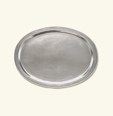 Match Pewter Oval Incised Tray Large 847, MPN: 847,