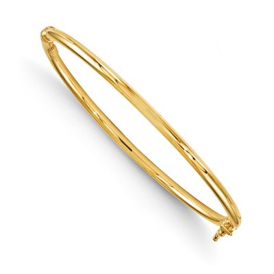 Leslie&#39;s Polished Hinged Bangle - 14k Gold HB-BQ5, MPN: BQ5, 886774284699