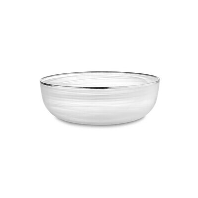 Arte Italica Volterra Platinum Large Bowl VOP3237