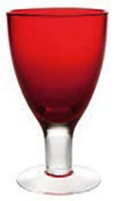 Casa Alegre Cheerful Water Goblet Red ACA10/003166956006, MPN: ACA10/003166956006,