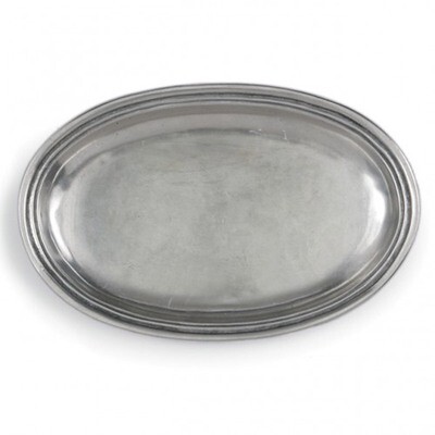Arte Italica Roma Peltro Oval Dish P2608