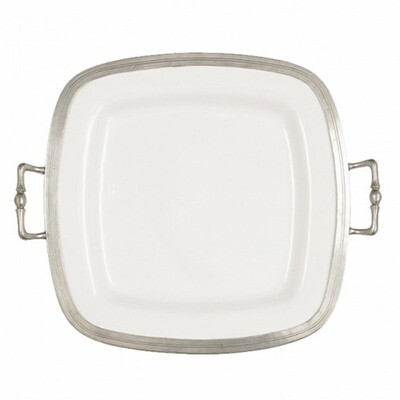 Arte Italica Tuscan Square Tray with Handles P5118