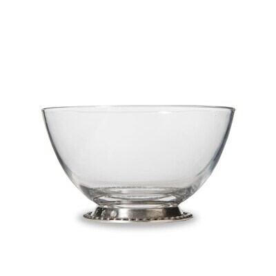 Arte Italica Tesoro Small Beaded Footed Bowl TES2058