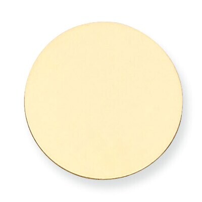 Round Stamping 14k Yellow Gold YG1017, MPN: YG1017,
