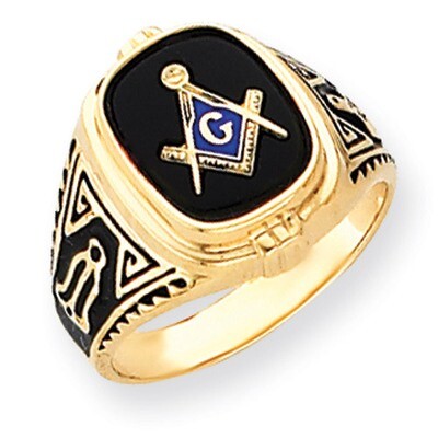 yellow masonic ring mounting 14k Gold Y4078, MPN: Y4078,