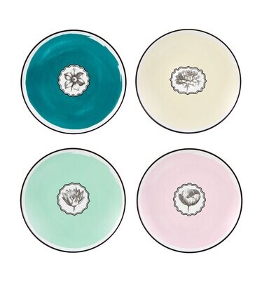 Vista Alegre Christian Lacroix Herbariae Set 4 Dessert Plates 21133520, MPN: 21133520, 5605414015005