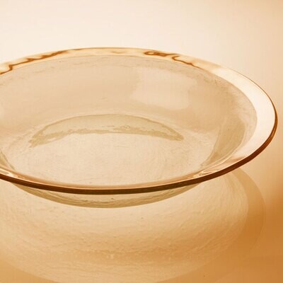 Annieglass Gold Roman Antique Tossing Bowl 15 Inch, MPN: G222, UPC:
