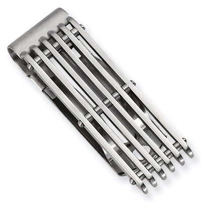 Brushed Money Clip - Stainless Steel SRM107 by Chisel, MPN: SRM107, 883957747781