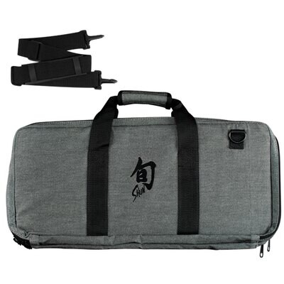 Shun Knife Case 20 Slot Grey with Shoulder Strap &amp; Black Shun Logo DM0886, MPN: DM0886, 87171055114