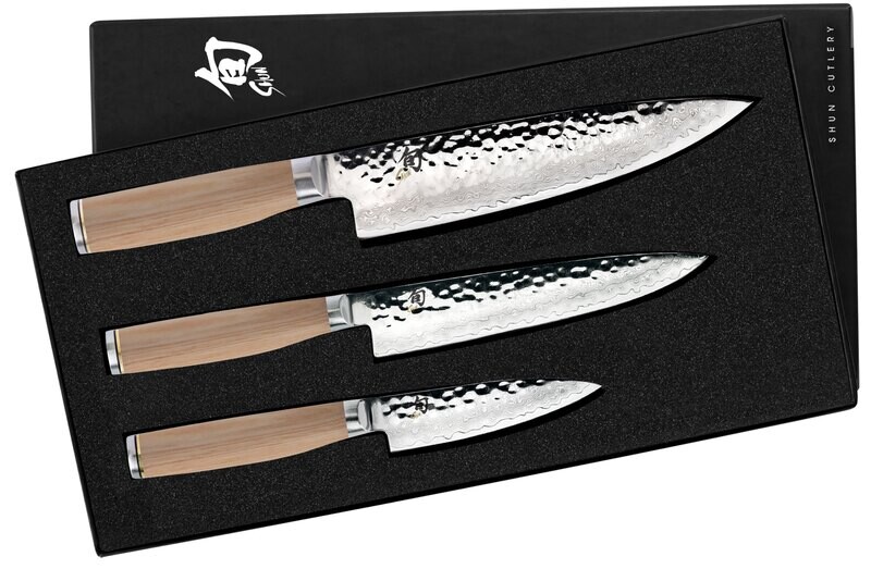 Shun Premier Blonde 3 Piece Knives Set TDMS0300W