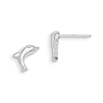 Dolphin Earring Sterling Silver QE688, MPN: QE688, 886774113913