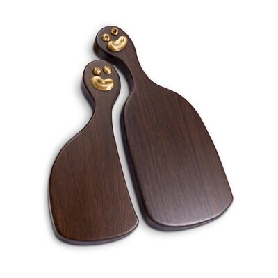 L&#39;Objet Haas Cheese Louise Nested Cheese Boards Set of 2 Brown Gold HB934, MPN: HB934, 810009644200