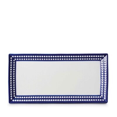 L&#39;Objet Perlee Rectangular Platter Bleu, MPN: PR490,