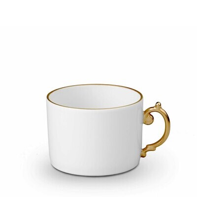 L&#39;Objet Aegean Filet Tea Cup and Saucer Gift Box of 2 Gold, MPN: AG5526, 816279013593