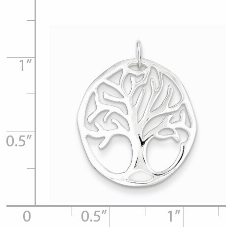 Tree Of Life Charm Sterling Silver QC6701