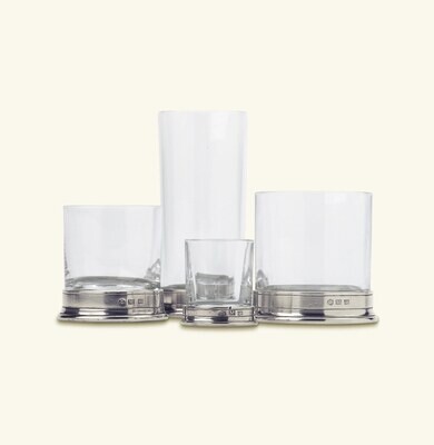 Match Pewter Neat Shot Glass Crystal 1198