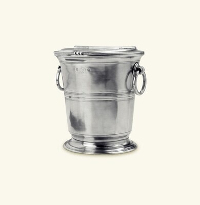 Match Pewter Ice Bucket With Lid 1192