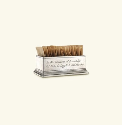 Match Pewter Sugar Packet/Business Card Holder 1283