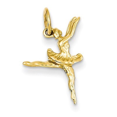 Ballerina Charm 14k Gold A9048, MPN: A9048, 883957854052