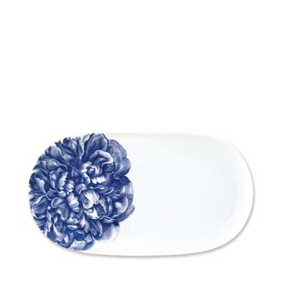 Caskata Peony Small Oval Platter Blue SMOVL-864, MPN: SMOVL-864, 817325012720