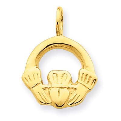Claddagh Charm 14k Gold A9508, MPN: A9508, 883957854519