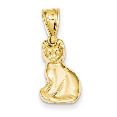 Cat Charm 14k Gold A9161, MPN: A9161, 883957897646