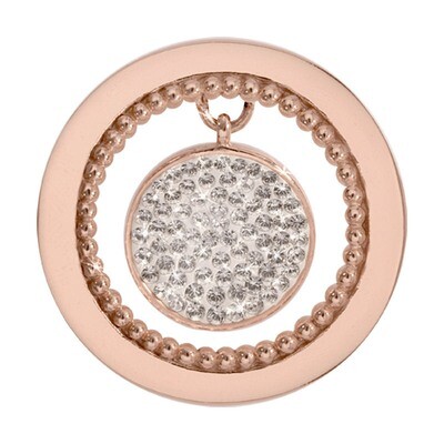 Nikki Lissoni Vintage Dangle Rose Gold-Plated 33mm Coin C1022RGM, MPN: C1022RGM, 8718627460672